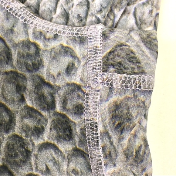 Noli Yoga Leggings Python Print Compression Soft S - Picture 5 of 8